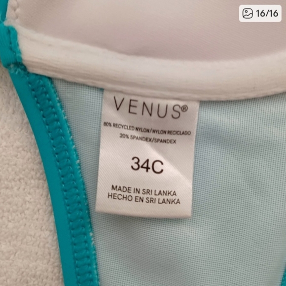 VENUS The Uplift Marilyn Bikini Top, size 34C/32D - Picture 16 of 16